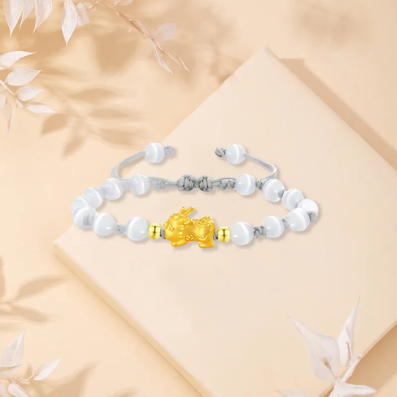 SINO GEM Gold Bracelet Unisex-8