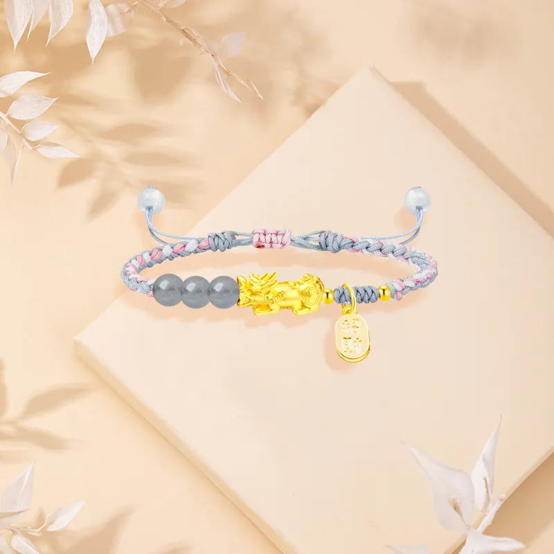 SINO GEM Gold Bracelet Unisex-2