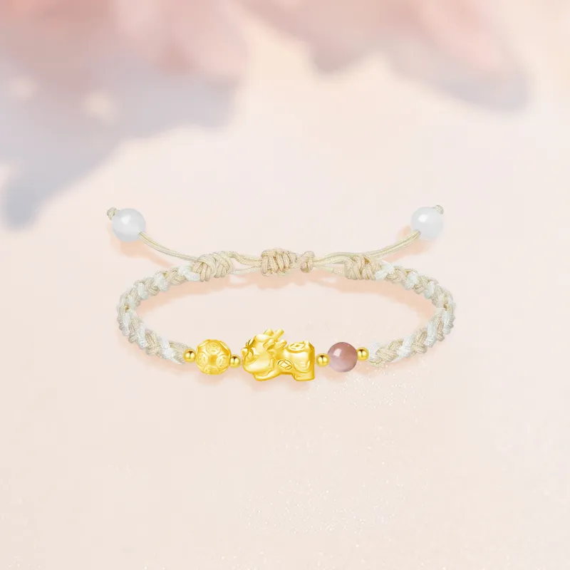 SINO GEM Gold Bracelet Unisex-11