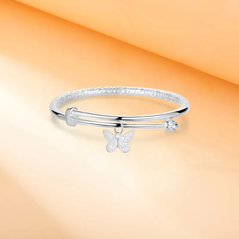 SINO GEM 999 Fine Silver Sterling Silver Bracelets Women's-1