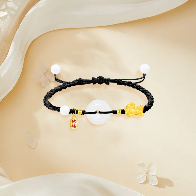SINO GEM Gold Bracelet Unisex-4