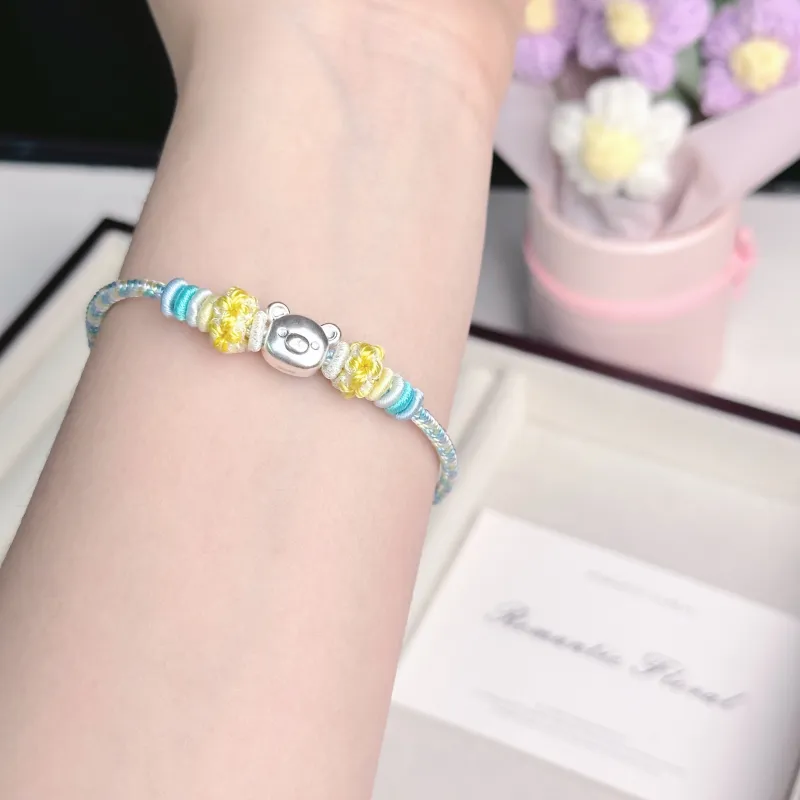 SINO GEM S999 Fine Silver Bracelets Unisex-12