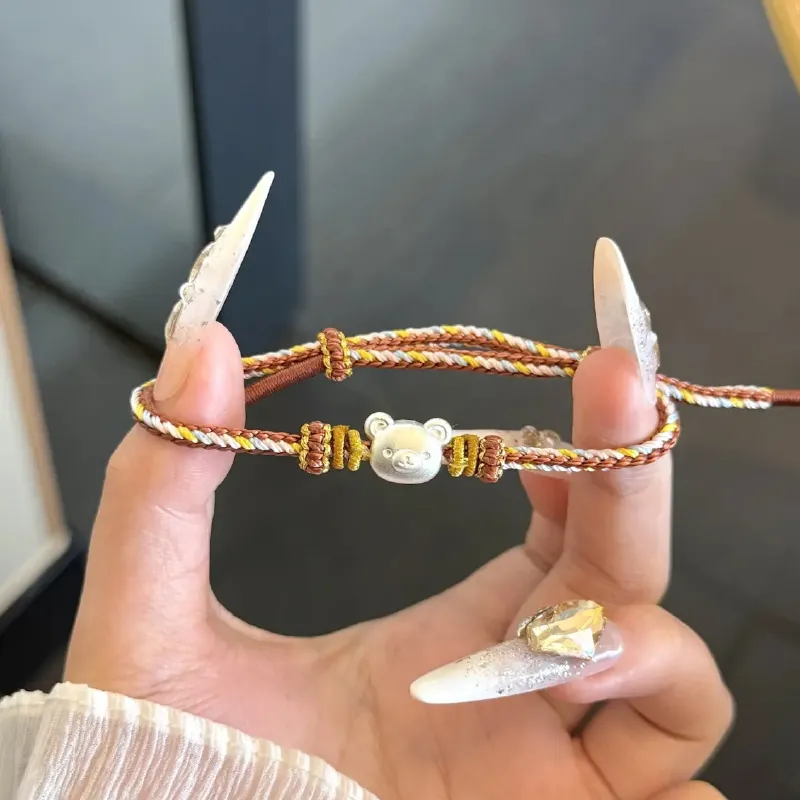 SINO GEM S999 Fine Silver Bracelets Unisex-2