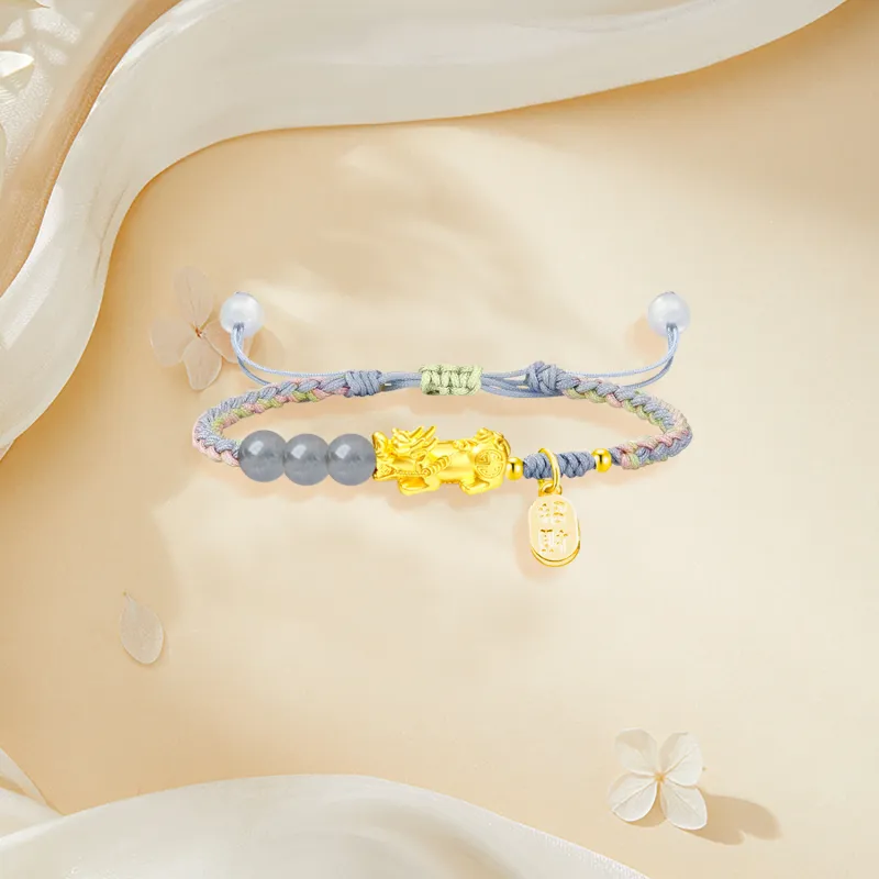 SINO GEM Gold Bracelet Unisex-9