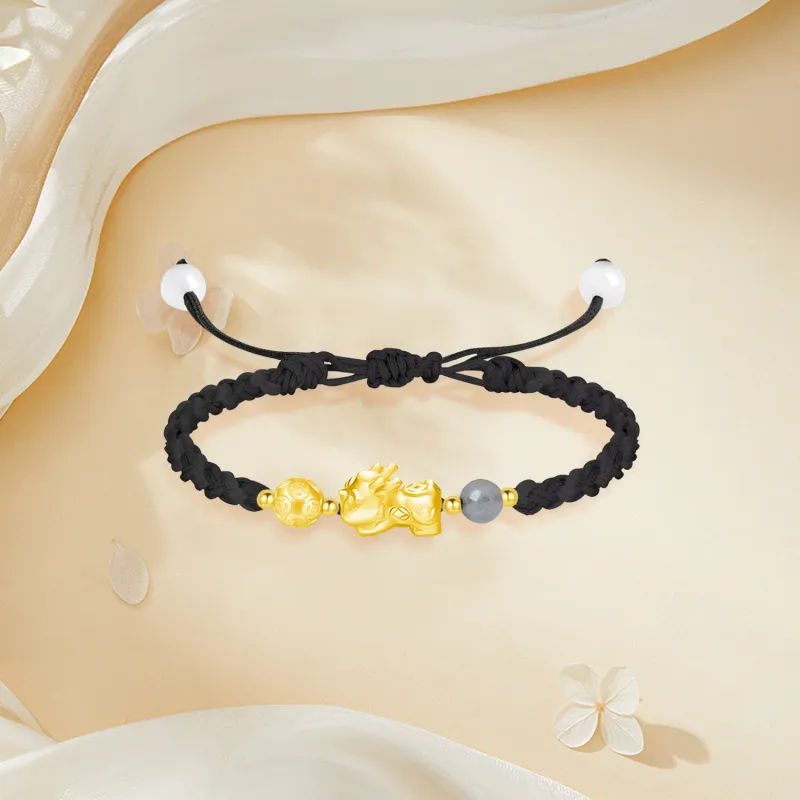 SINO GEM Gold Bracelet Unisex-3