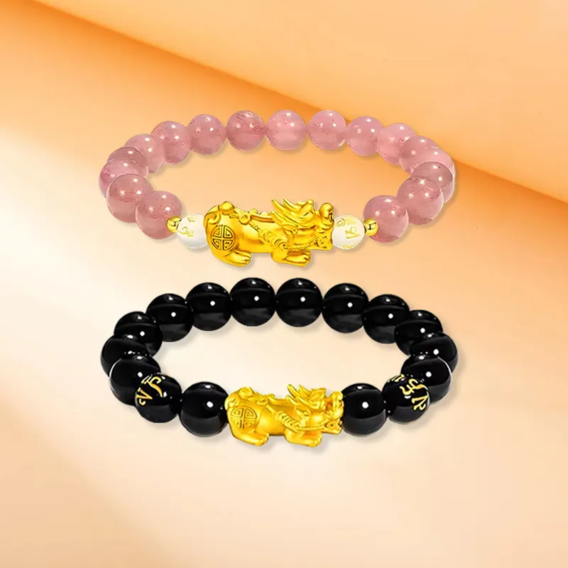 SINO GEM Gold Bracelet Unisex-11