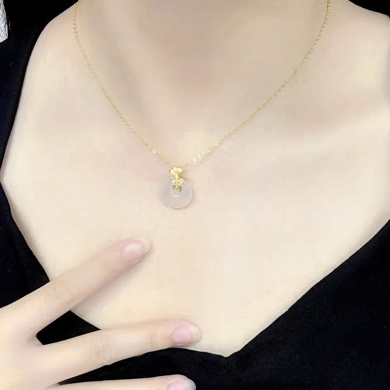 SINO GEM Chalcedony Necklaces Women's-2