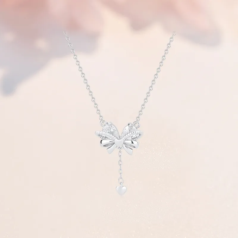 SINO GEM 999 Fine Silver Necklaces Women's-2