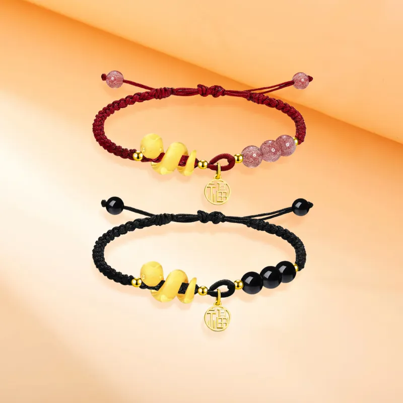 SINO GEM Gold Bracelet Unisex-14