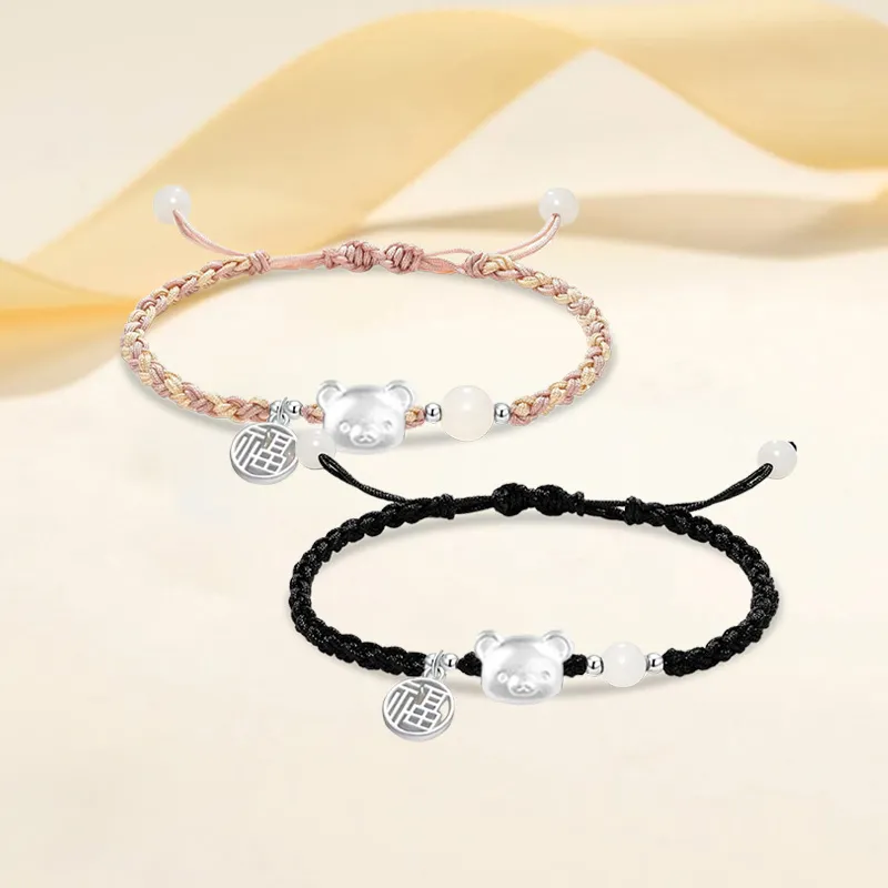 SINO GEM S925 Silver Bracelets Unisex-32