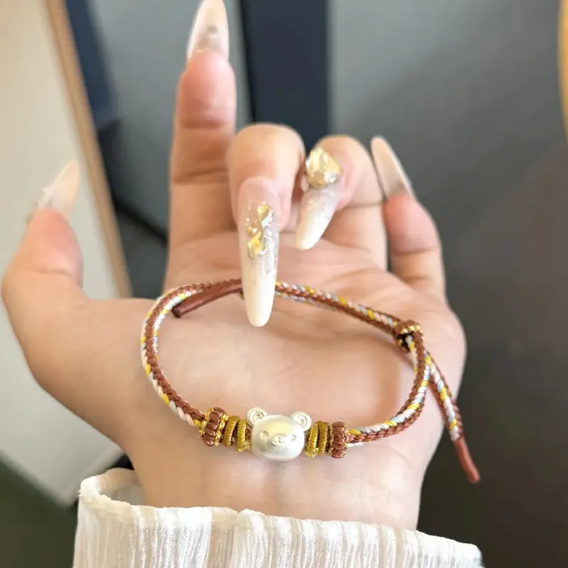 SINO GEM S999 Fine Silver Bracelets Unisex-3