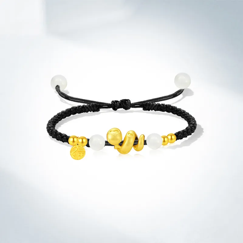 SINO GEM Gold Bracelet Unisex-3