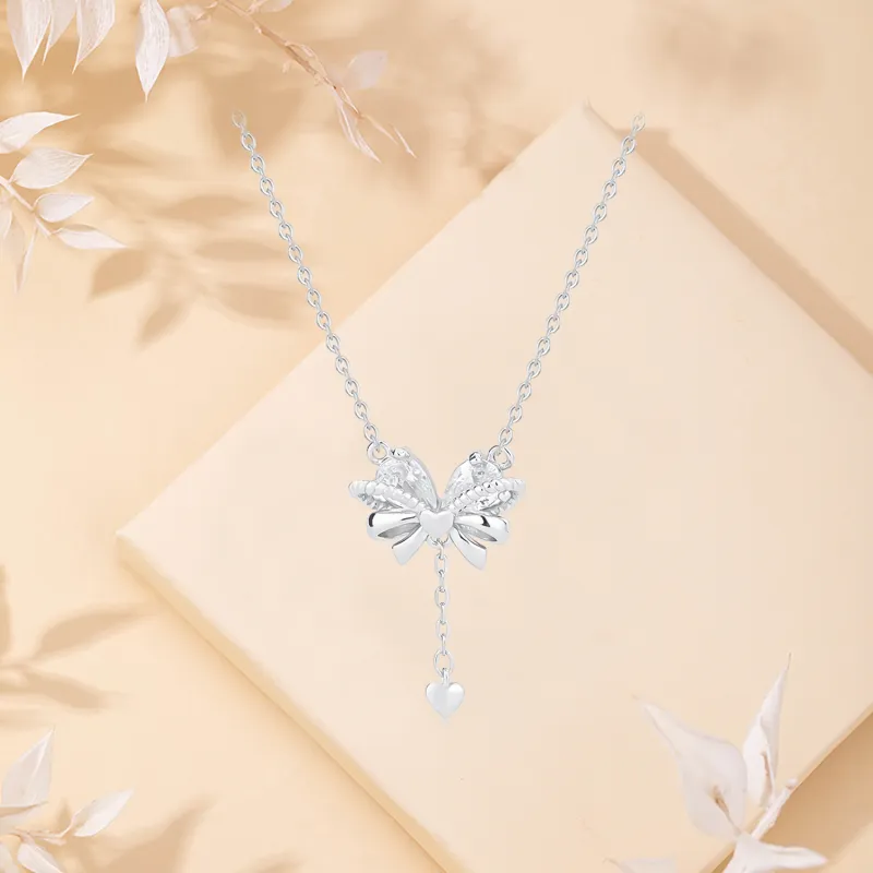 SINO GEM 999 Fine Silver Necklaces Women's-3