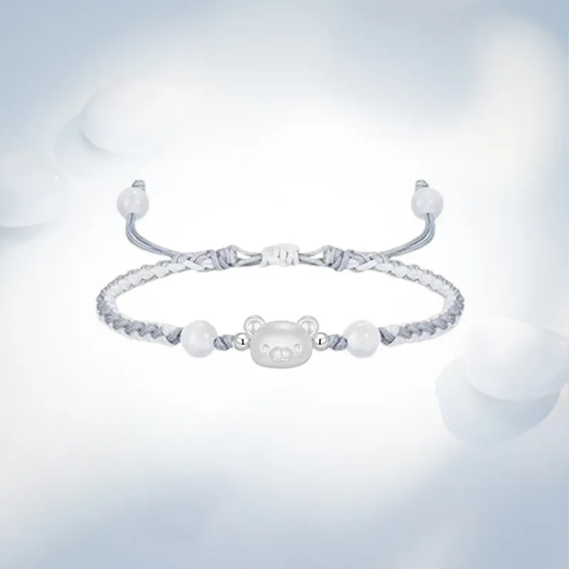 SINO GEM S999 Fine Silver Bracelets Unisex-5