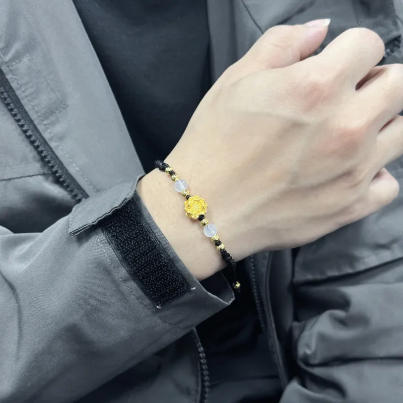 SINO GEM Gold Bracelet Unisex-8