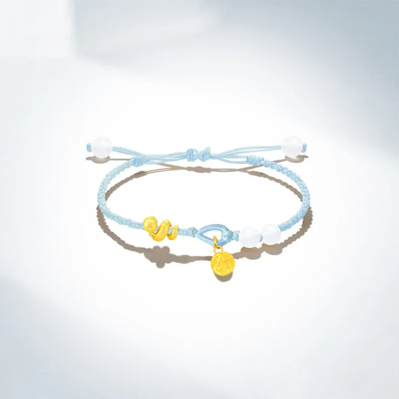 SINO GEM Gold Bracelet Unisex-3