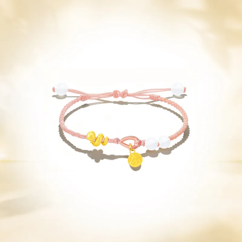 SINO GEM Gold Bracelet Unisex-5