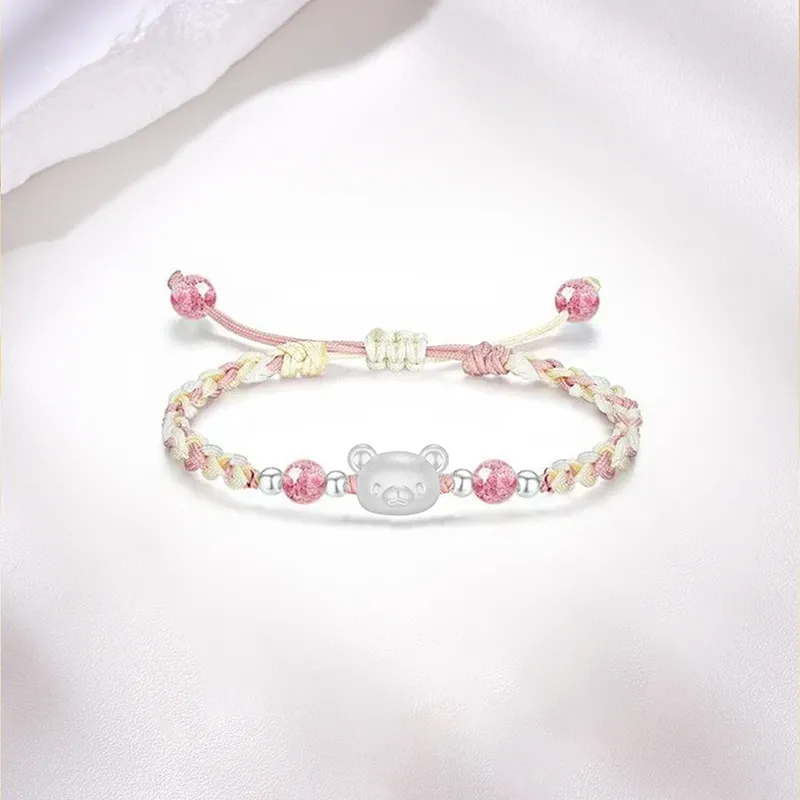 SINO GEM S999 Fine Silver Bracelets Unisex-1