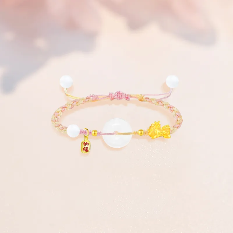 SINO GEM Gold Bracelet Unisex-8