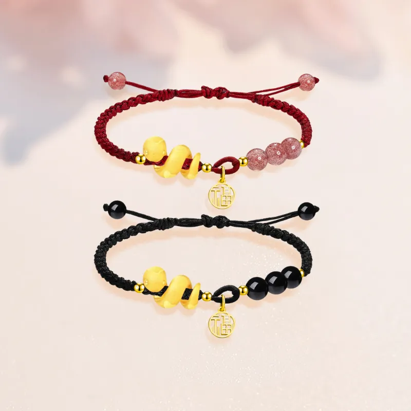 SINO GEM Gold Bracelet Unisex-13