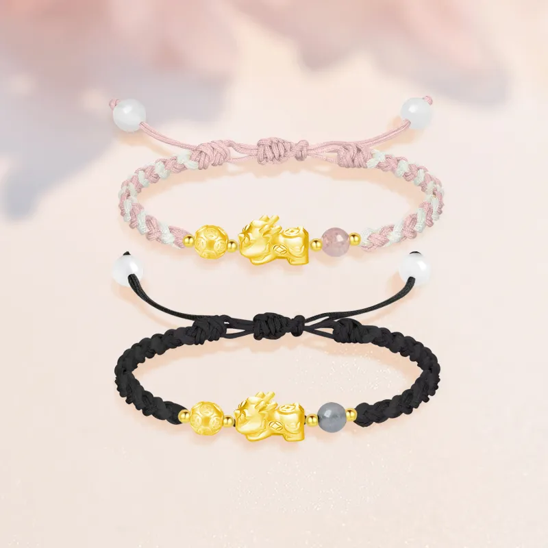 SINO GEM Gold Bracelet Unisex-13