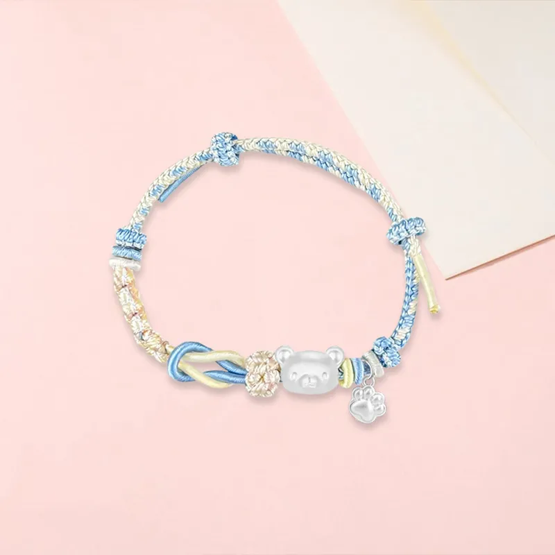 SINO GEM S 999 Fine Silver Bracelets Unisex-1