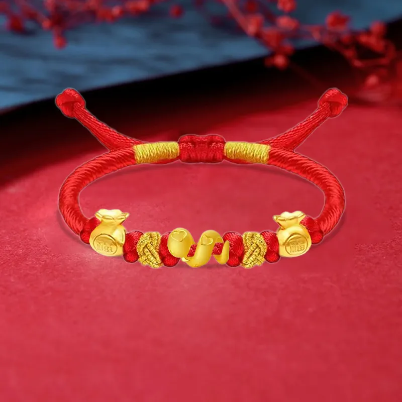 SINO GEM Gold Bracelet Unisex-4