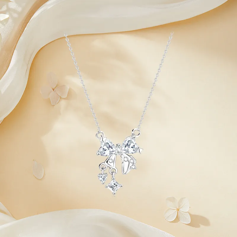 SINO GEM 999 Fine Silver Necklaces Women's-1