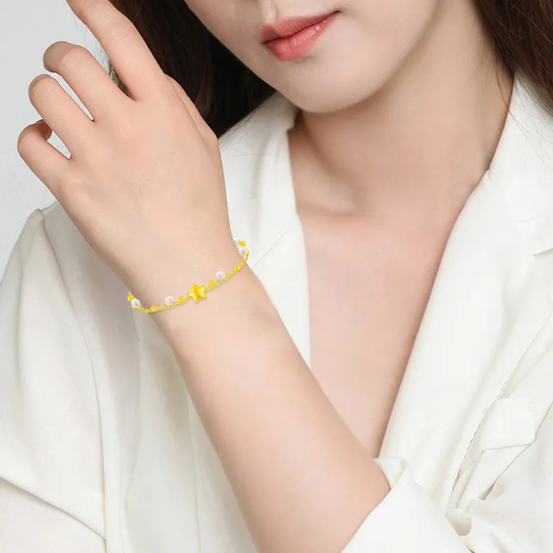 SINO GEM Gold Bracelet Women's-1