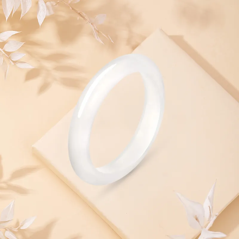 SINO GEM Chalcedony Bangles Women's-2