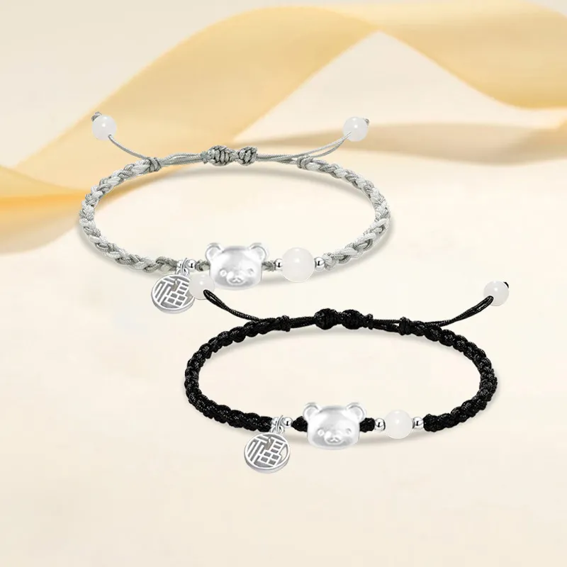 SINO GEM S925 Silver Bracelets Unisex-23