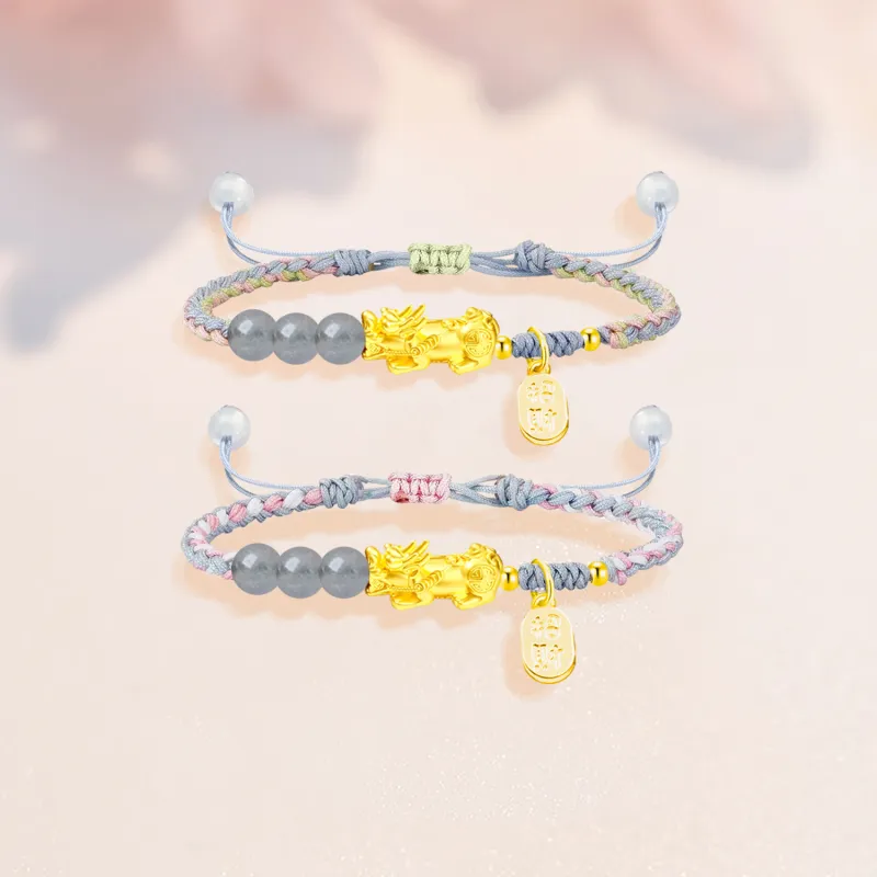 SINO GEM Gold Bracelet Unisex-12