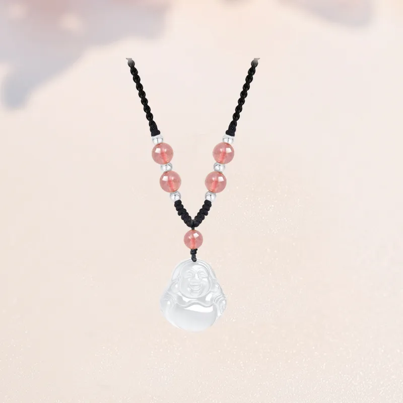 Chinese Jewelry Chalcedony Necklaces Unisex-2