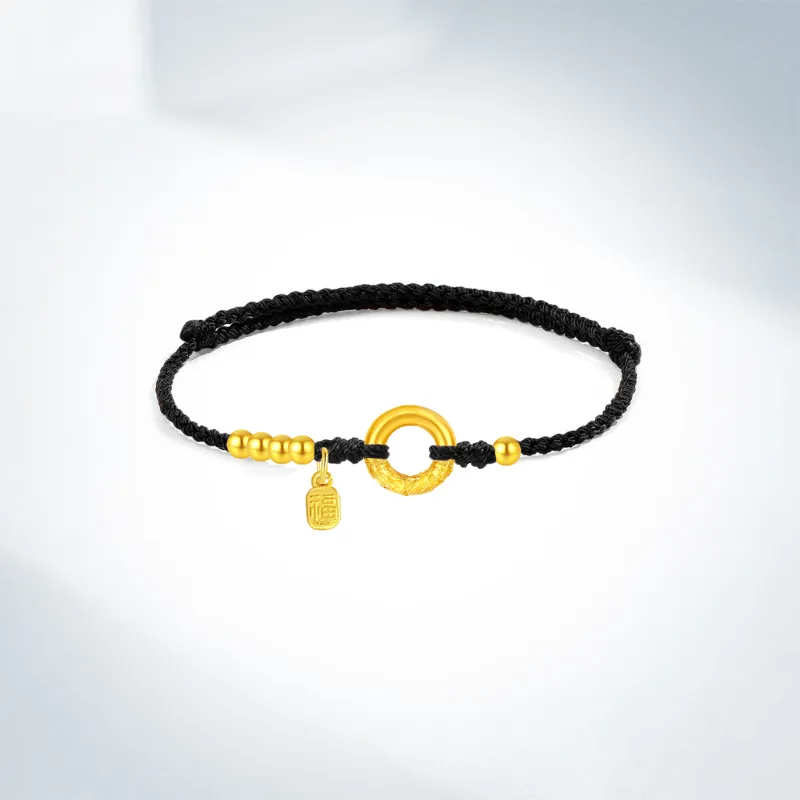 SINO GEM Gold Bracelet Unisex-3