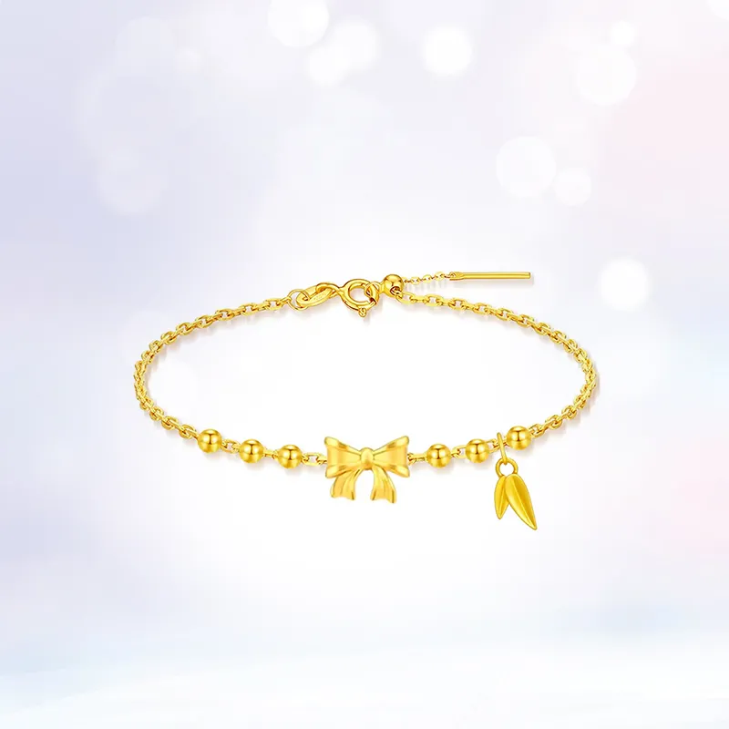 SINO GEM Gold Bracelet Women's-3