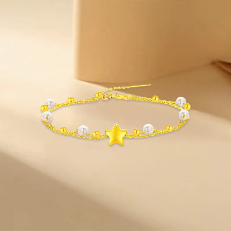 SINO GEM Gold Bracelet Women's-2