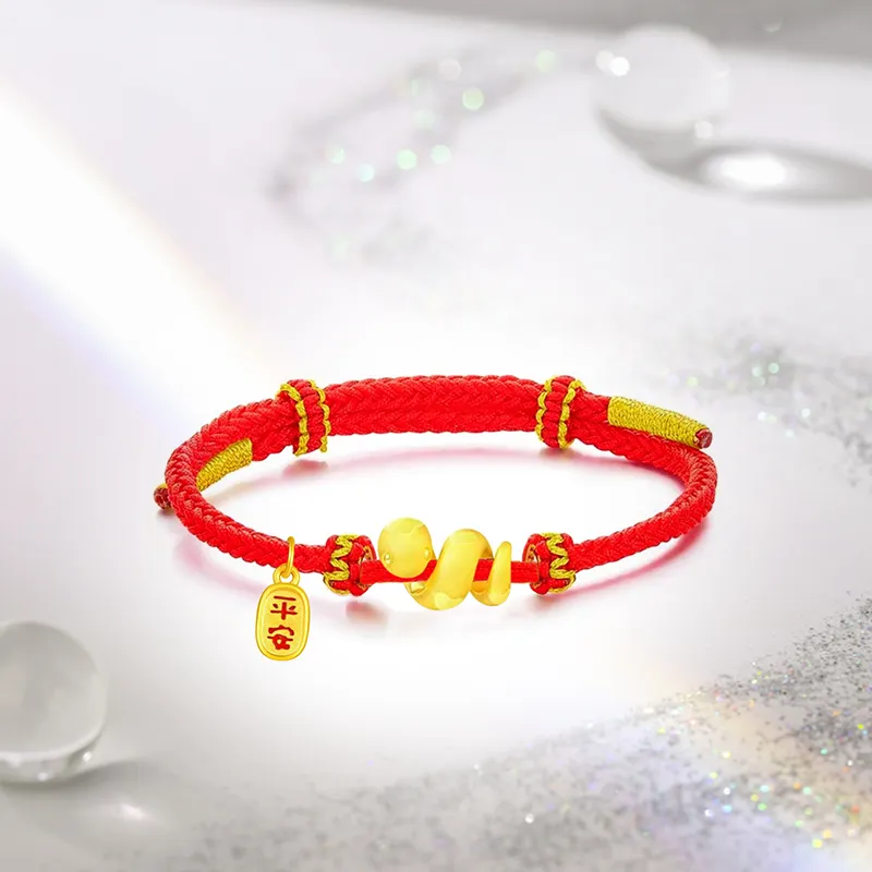 SINO GEM Gold Bracelet Unisex-2