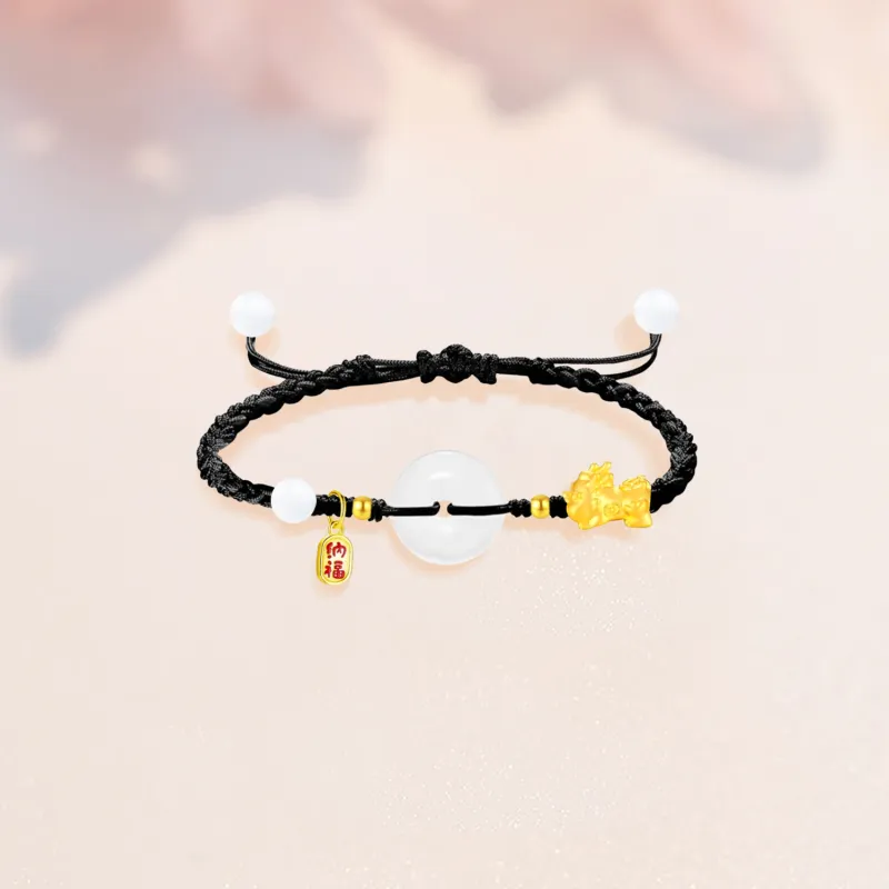 SINO GEM Gold Bracelet Unisex-2