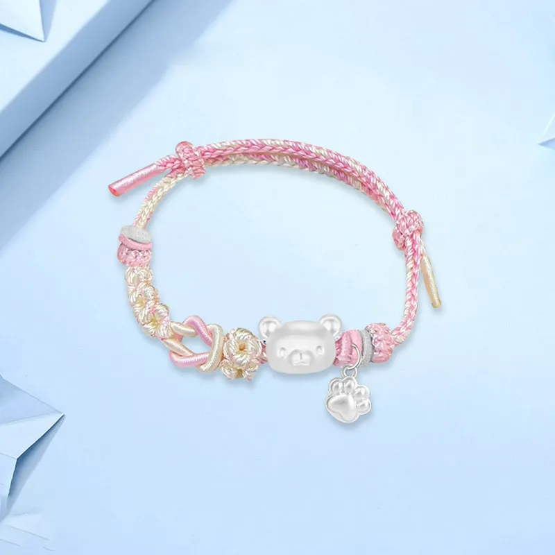 SINO GEM S 999 Fine Silver Bracelets Unisex-7