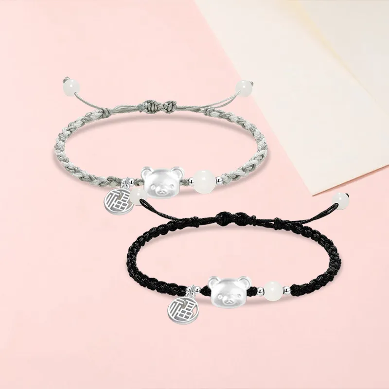 SINO GEM S925 Silver Bracelets Unisex-24