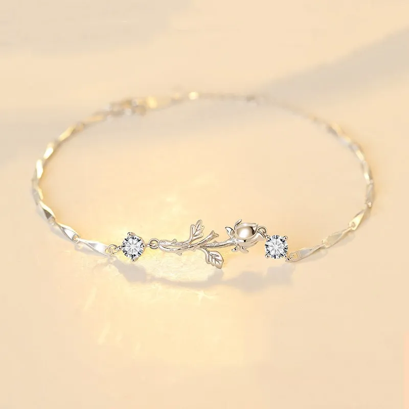 Chinese Jewelry S925 Silver Bracelets Women's-1