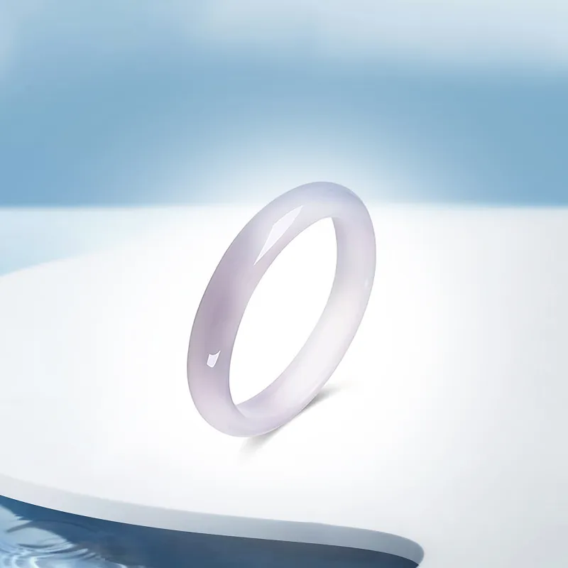 SINO GEM Chalcedony Jade Bangles Women's-1