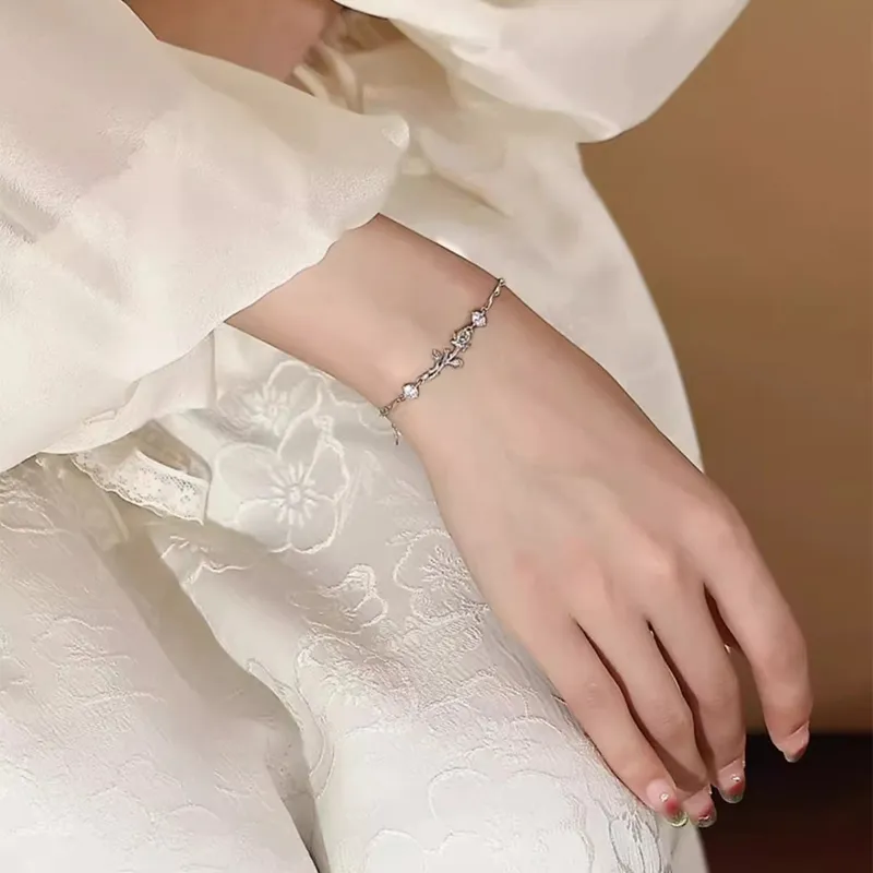 Chinese Jewelry S925 Silver Bracelets Women's-4