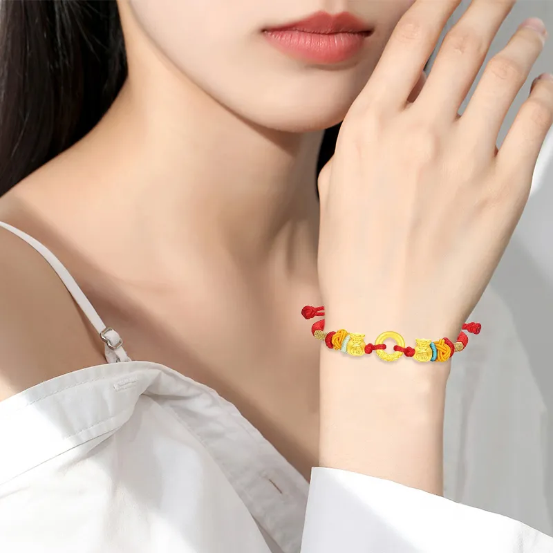 SINO GEM Gold Bracelet Unisex-1