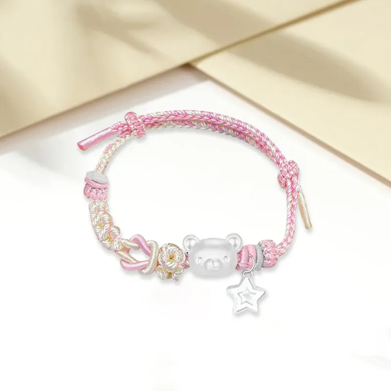 SINO GEM S 999 Fine Silver Bracelets Unisex-22