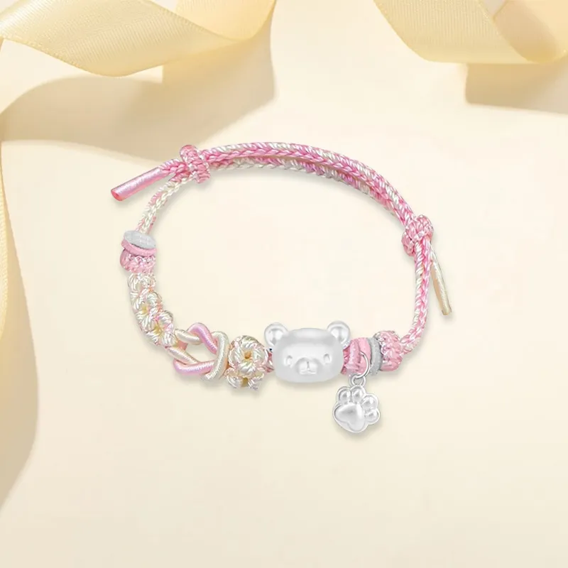 SINO GEM S 999 Fine Silver Bracelets Unisex-6