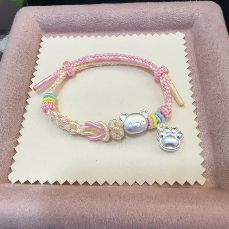 SINO GEM S999 Fine Silver Bracelets Unisex-10