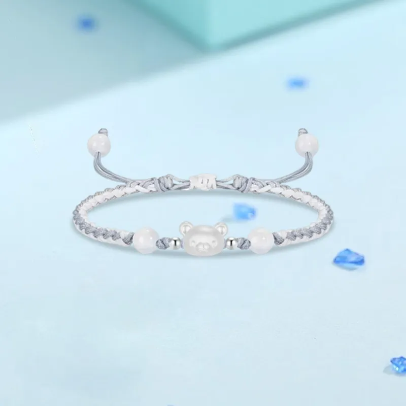 SINO GEM 999 Fine Silver Bracelets Unisex-9
