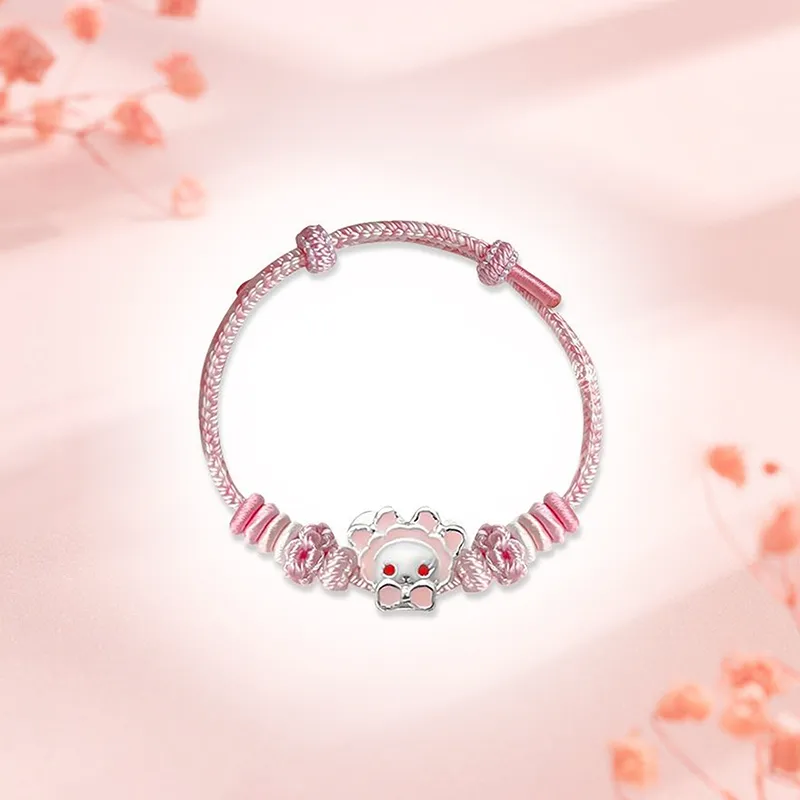 SINO GEM S999 Fine Silver Bracelets Unisex-23