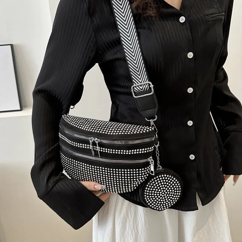 AOSONG Fabric Shoulder Bag Women's Multicolor-13
